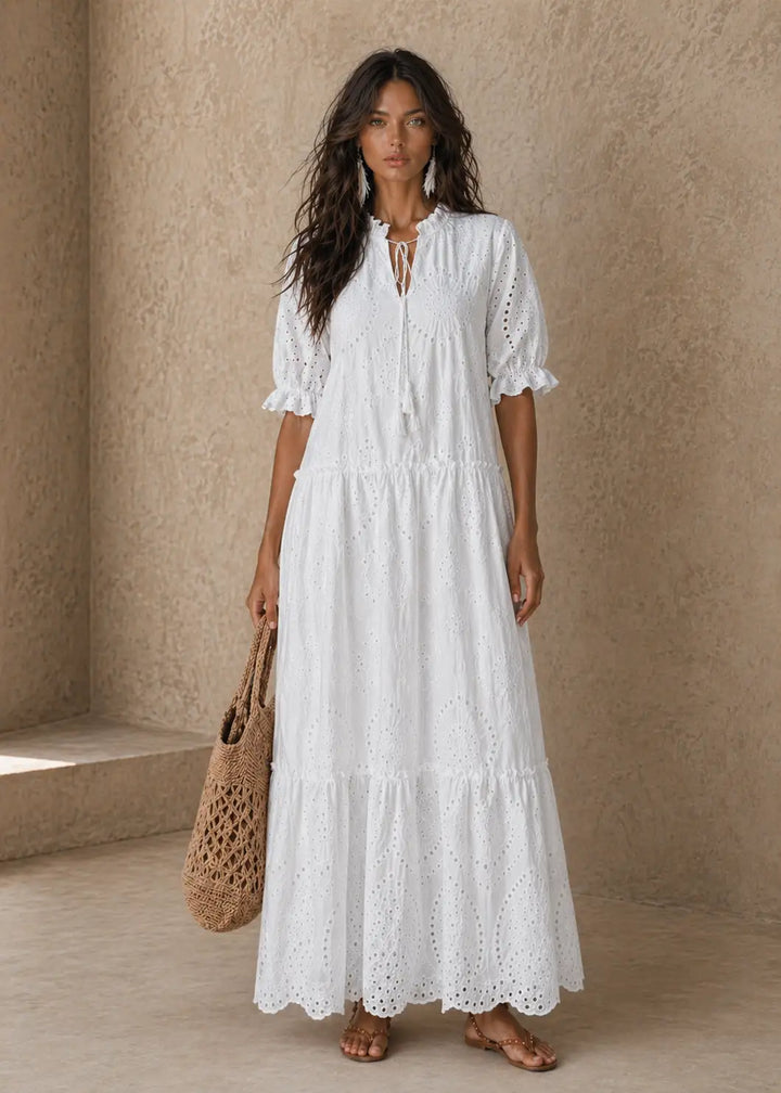 Wendy | Bohemian Embroidered Dress