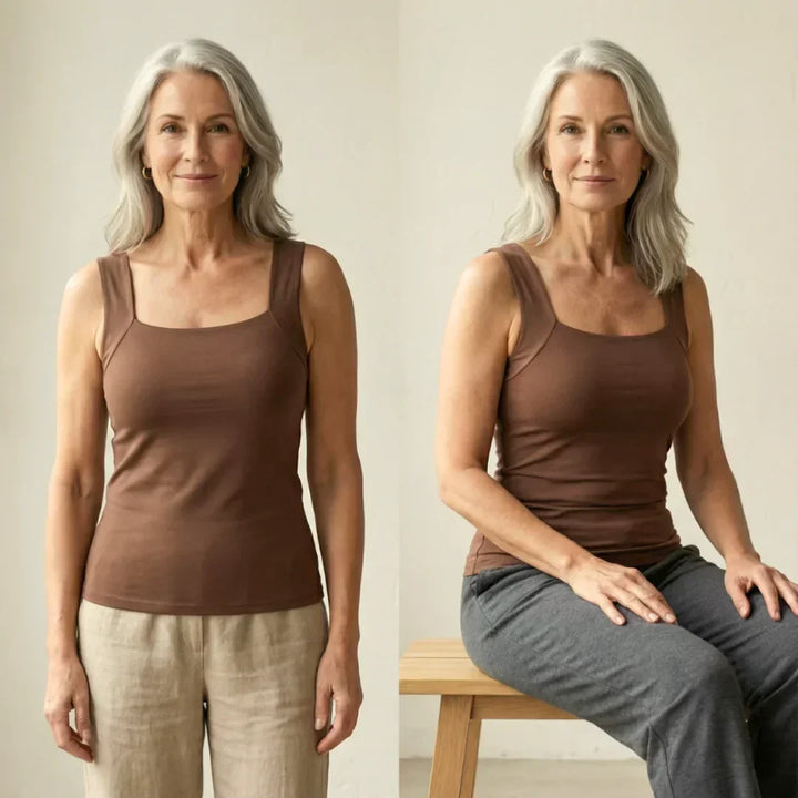 Roxanne | Supportive Built-In Bra Tank Top