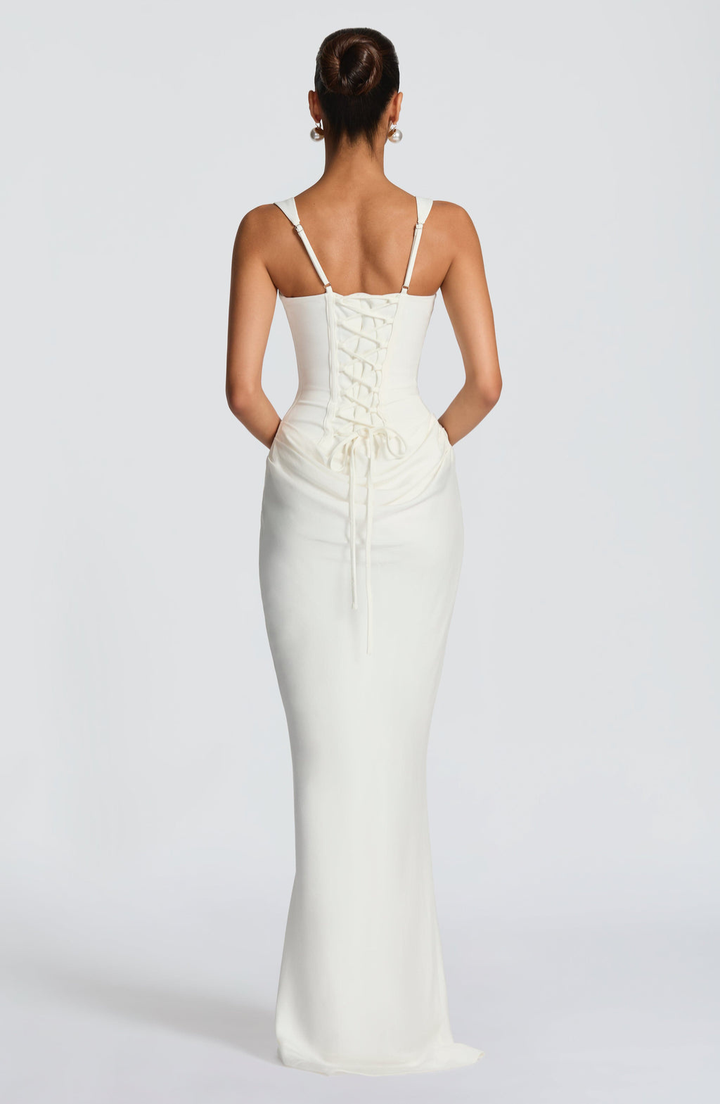 Elena | Sculpted Corset Maxi Dress