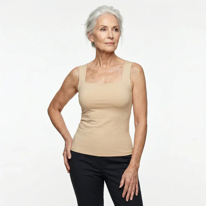 Roxanne | Supportive Built-In Bra Tank Top