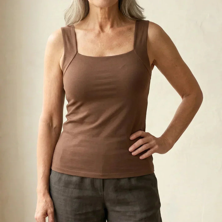 Roxanne | Supportive Built-In Bra Tank Top
