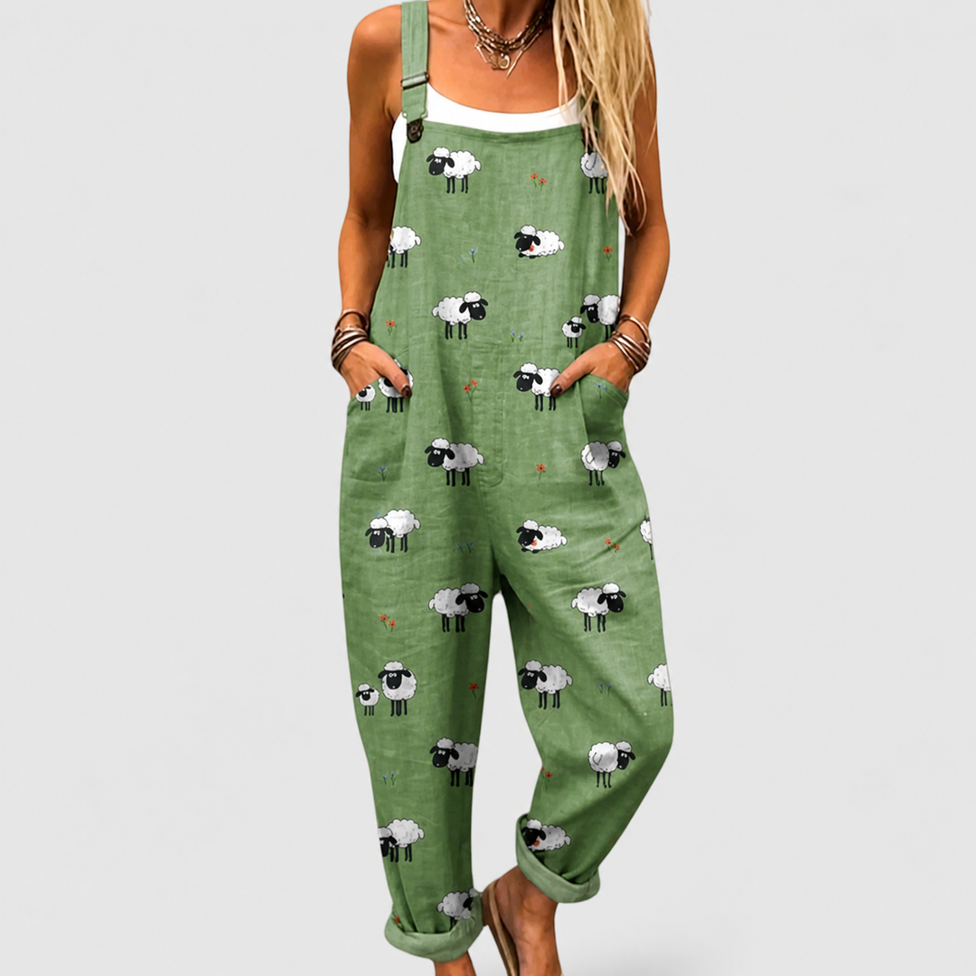 Lilah | Printed Wide-Leg Jumpsuit