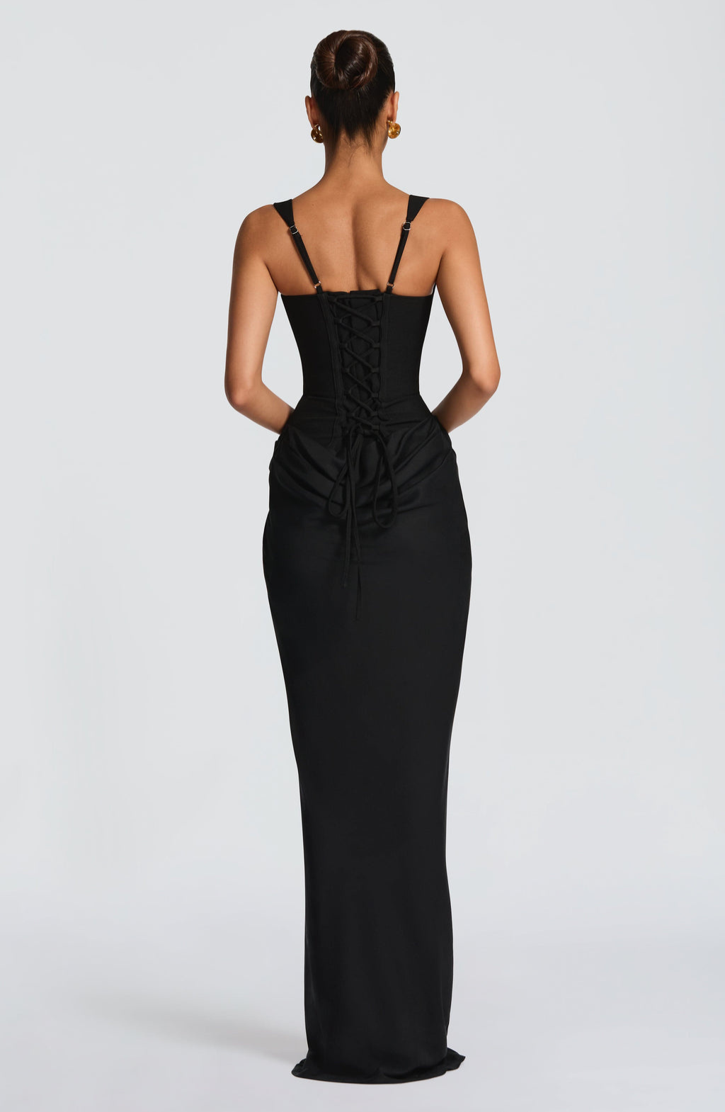 Elena | Sculpted Corset Maxi Dress