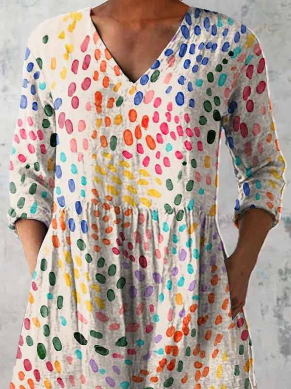 Nathalie | Long V-Neck Blouse&nbsp;