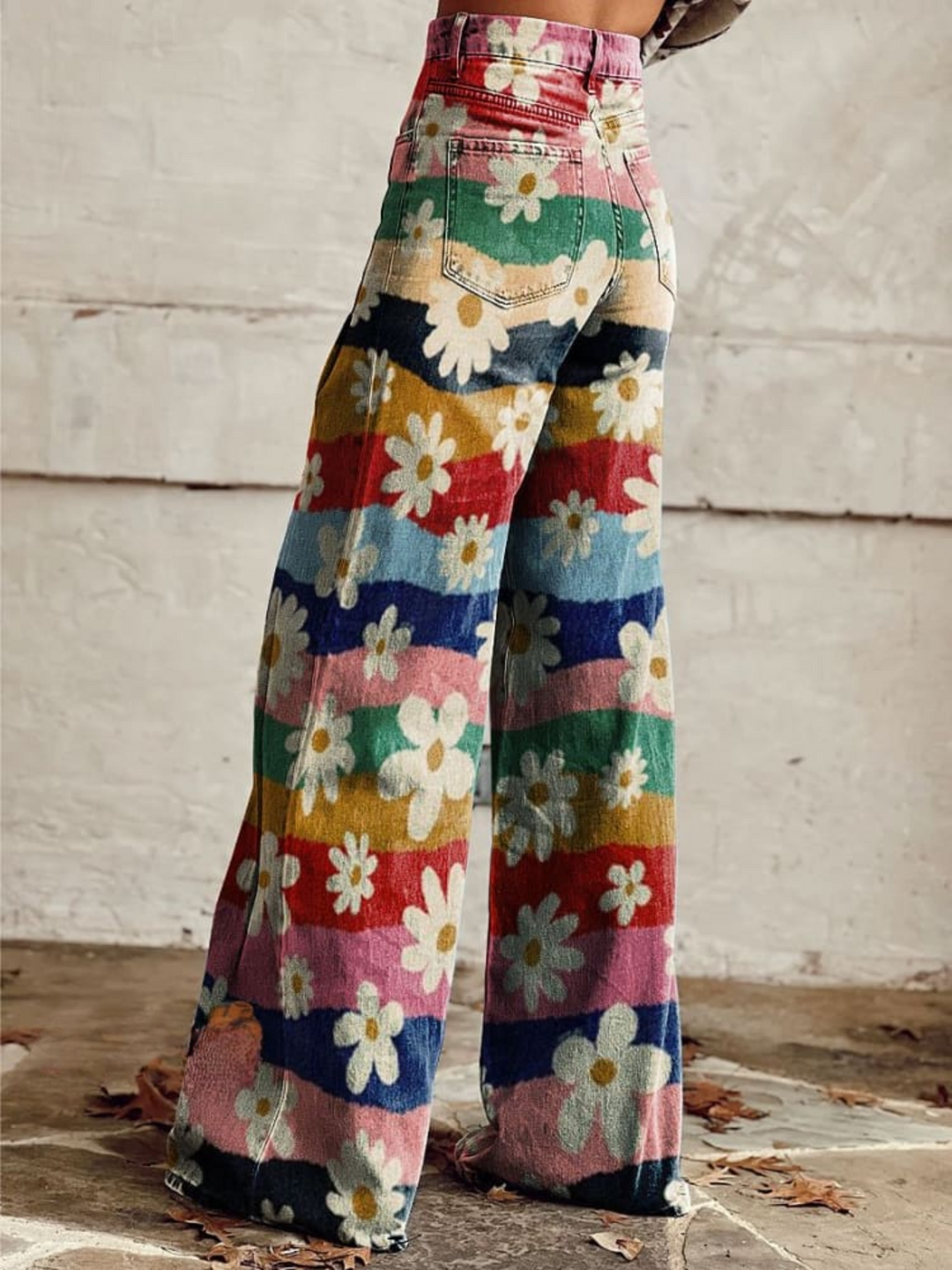 Macie | Elegant Floral Trousers