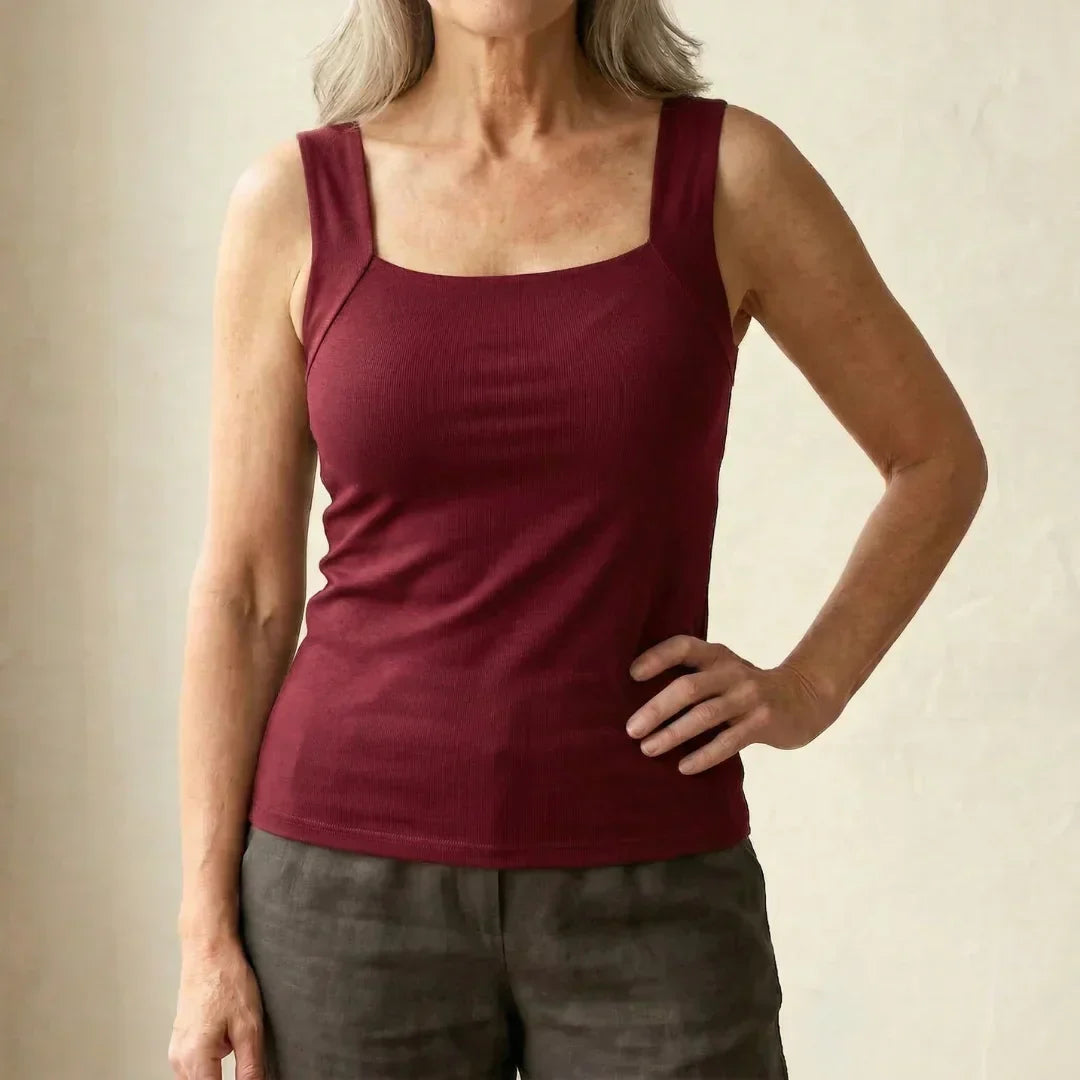 Roxanne | Supportive Built-In Bra Tank Top