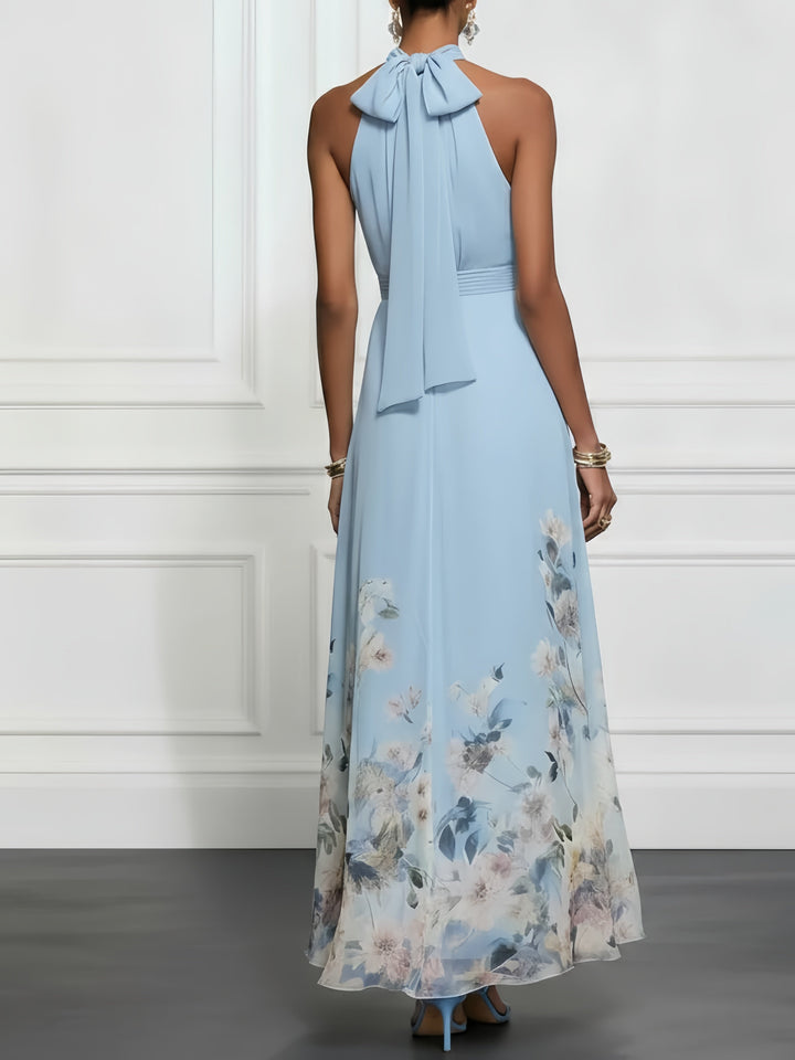 Freya | Floral Halter Maxi Dress
