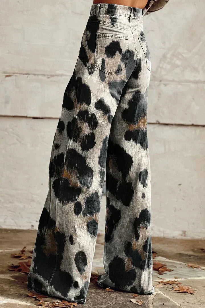 Serena | Cheetah Elegant Boho Pants