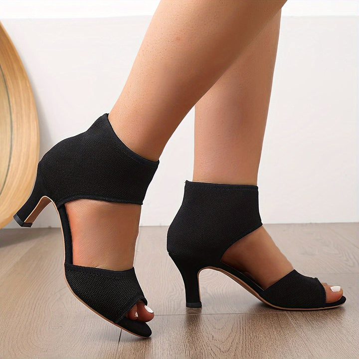 Eliza | Stretch Knit Heels