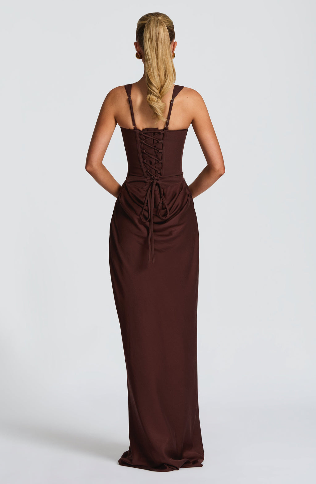 Elena | Sculpted Corset Maxi Dress