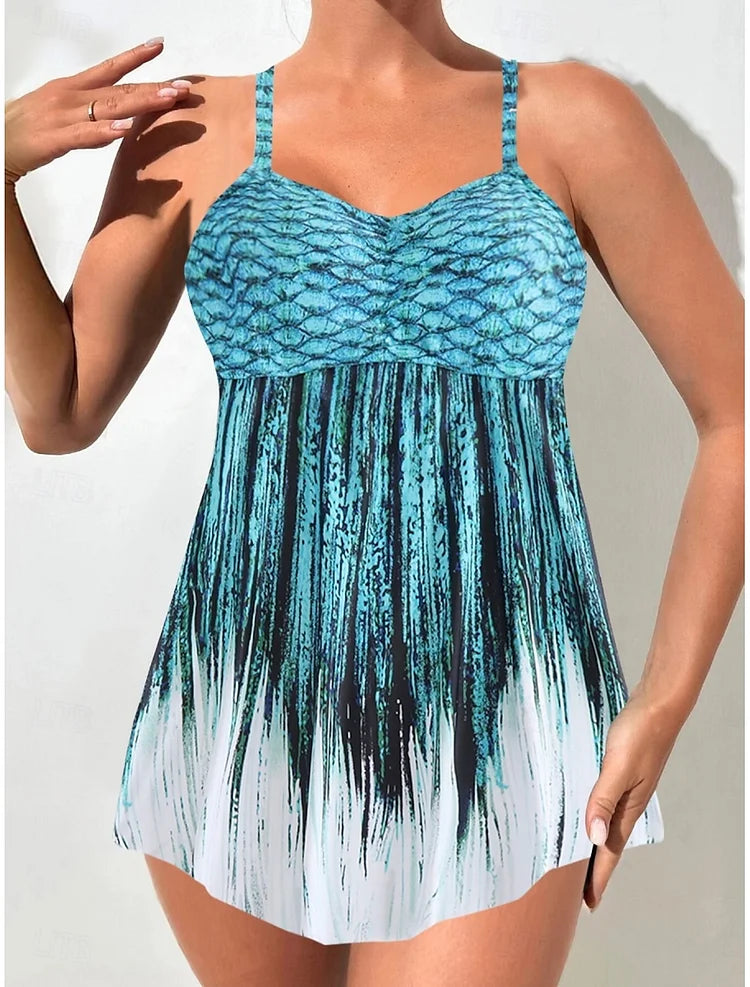Pearl | Mermaid Print Swimsuit Set