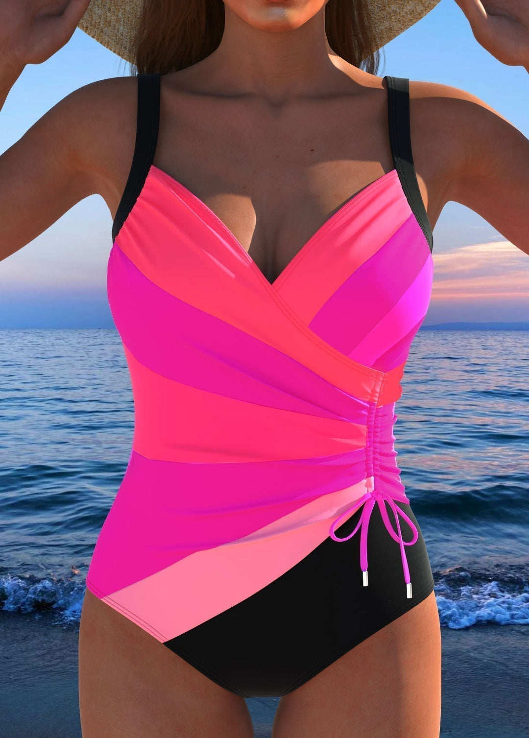 Imogen | Swimsuit with Colourful Print
