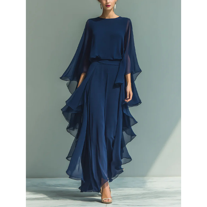 Aurora | Elegant Chiffon Co-Ord Set