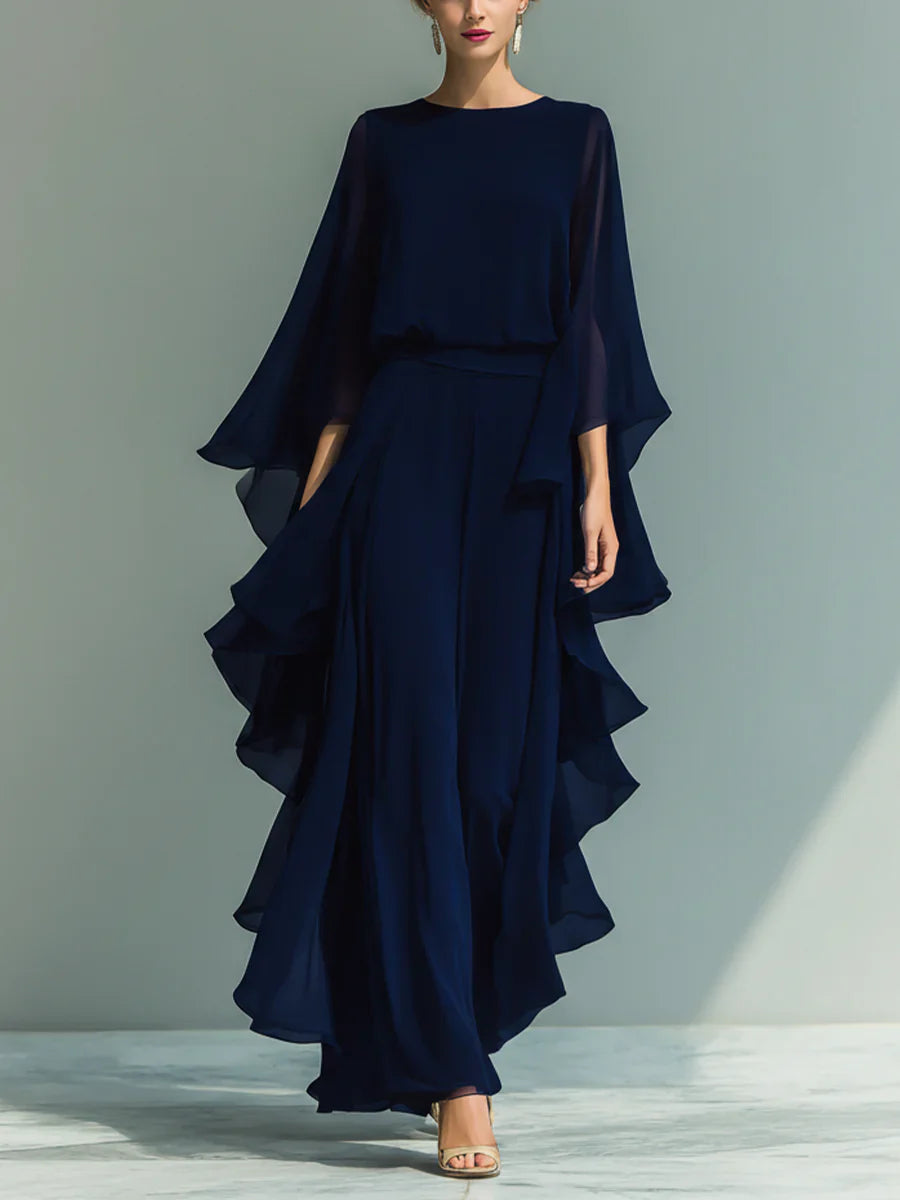 Aurora | Elegant Chiffon Co-Ord Set