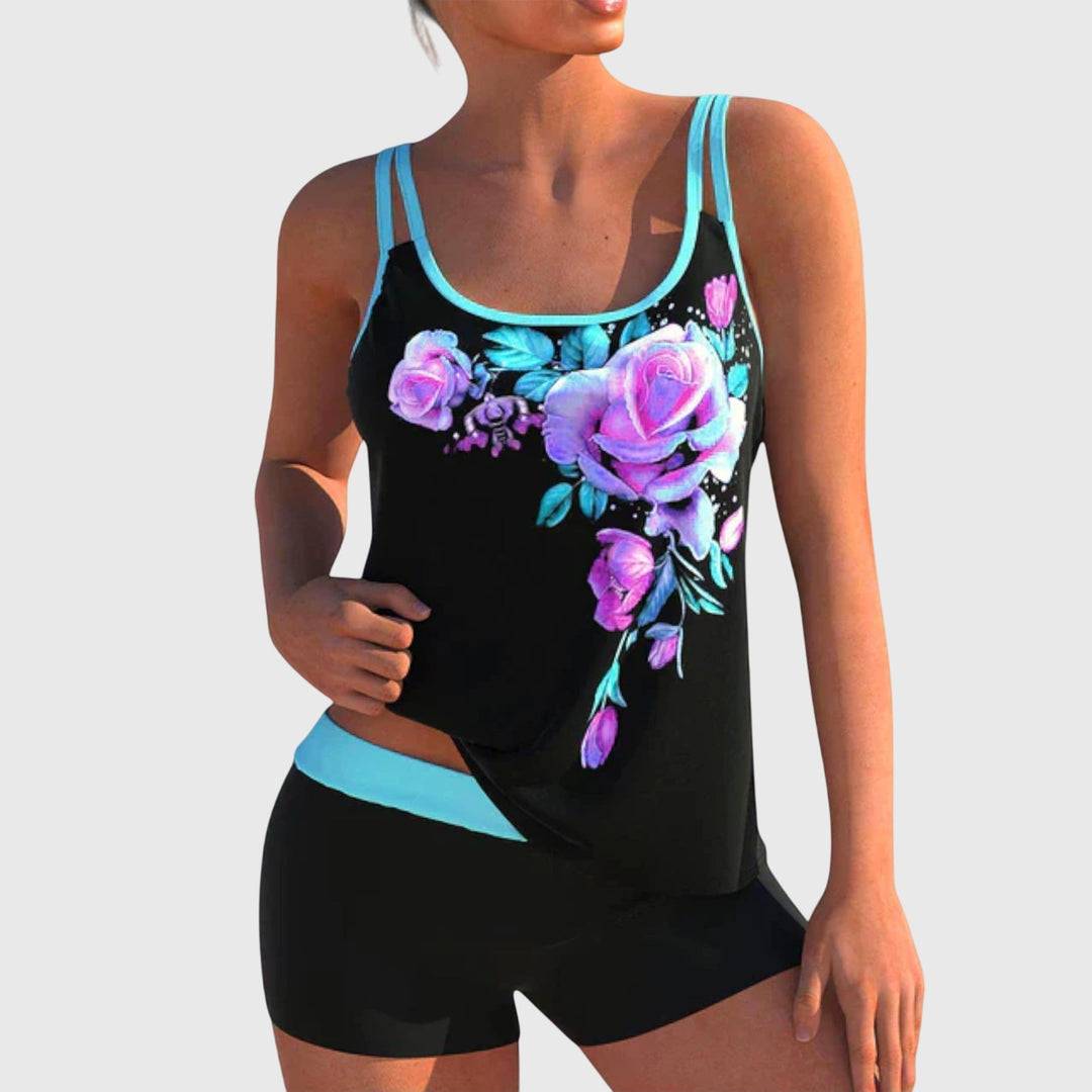 Charlotte | Floral Tankini Set