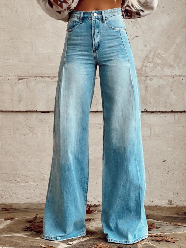 Lucia | Elegant Wide Leg Trousers