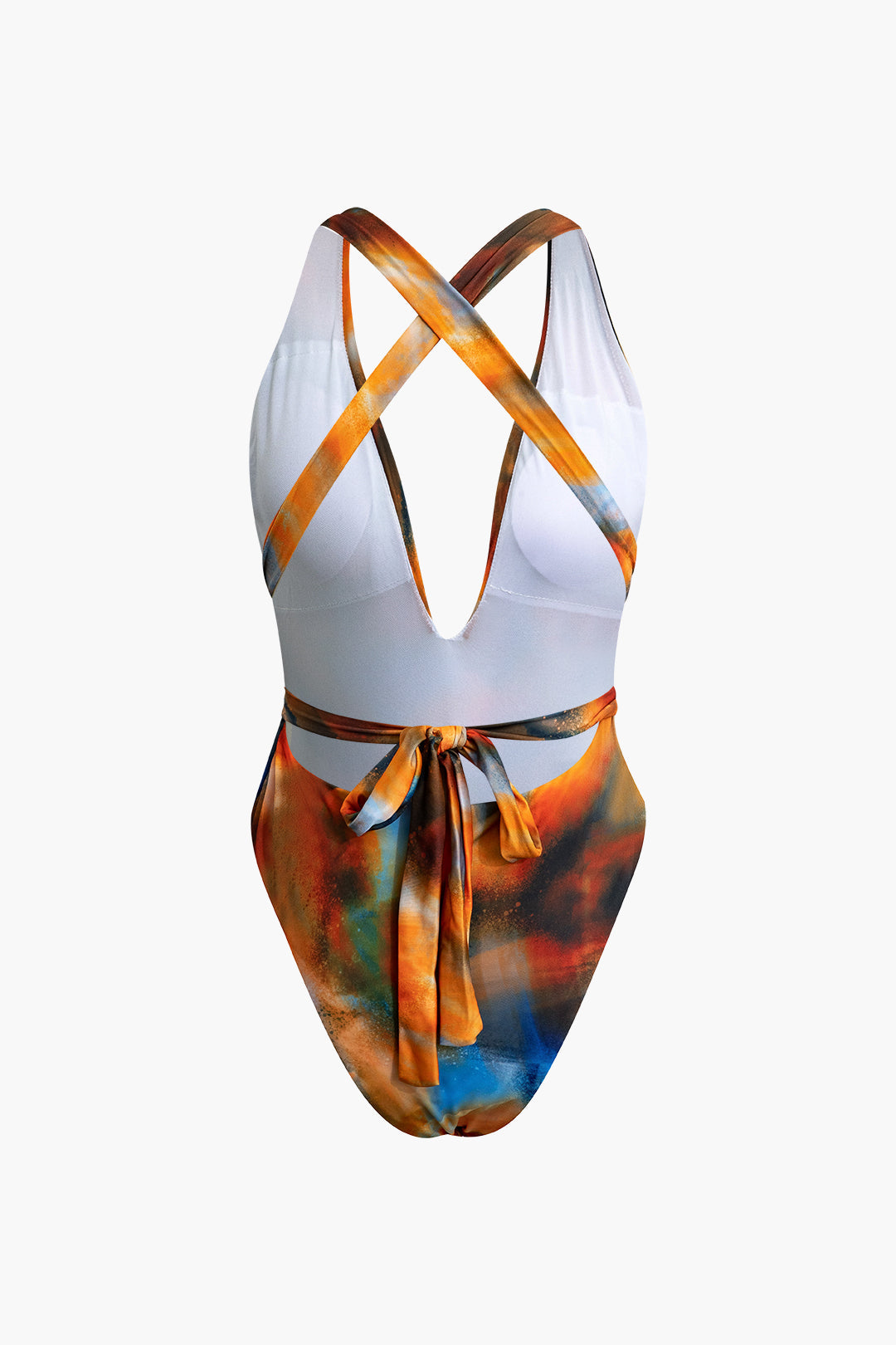 Susan | Watercolour Wrap Swimsuit Set