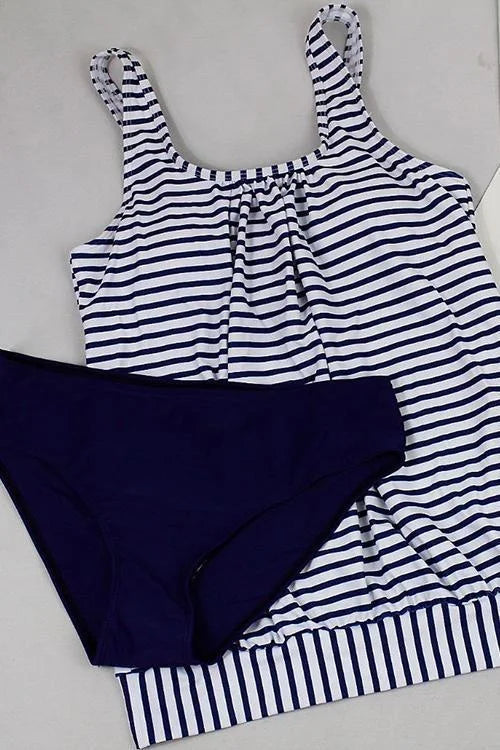 Emily | Flattering striped swimwear set
