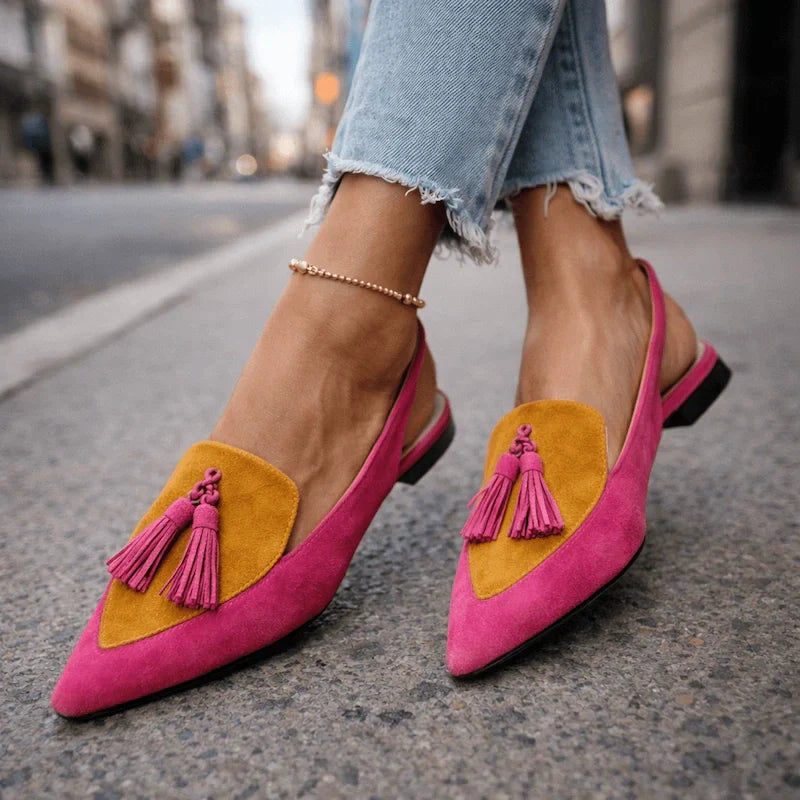 Lorena | Orthopaedic Tassel Strap Sandals