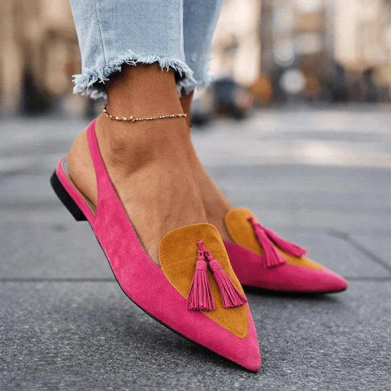 Lorena | Orthopaedic Tassel Strap Sandals