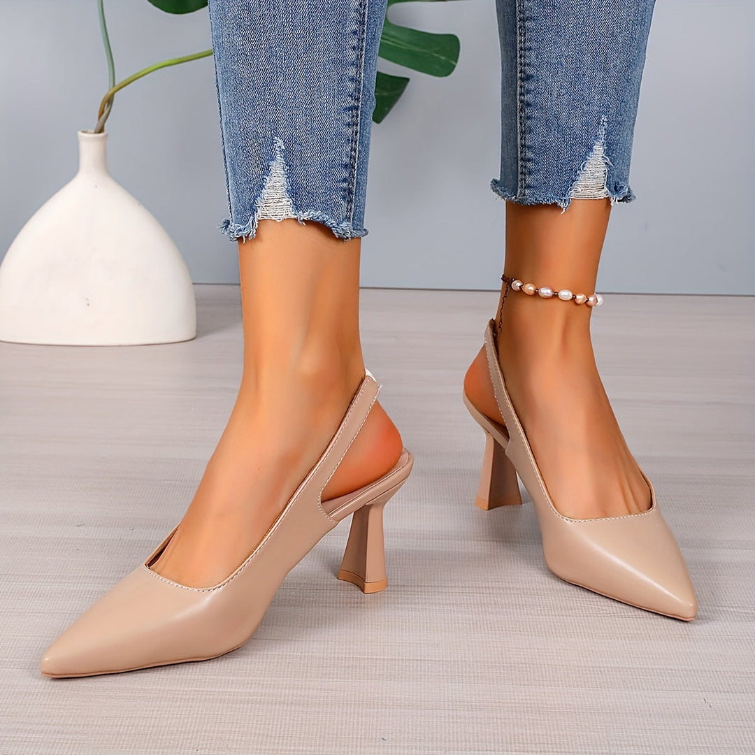 Evelyn | Slingback Heels