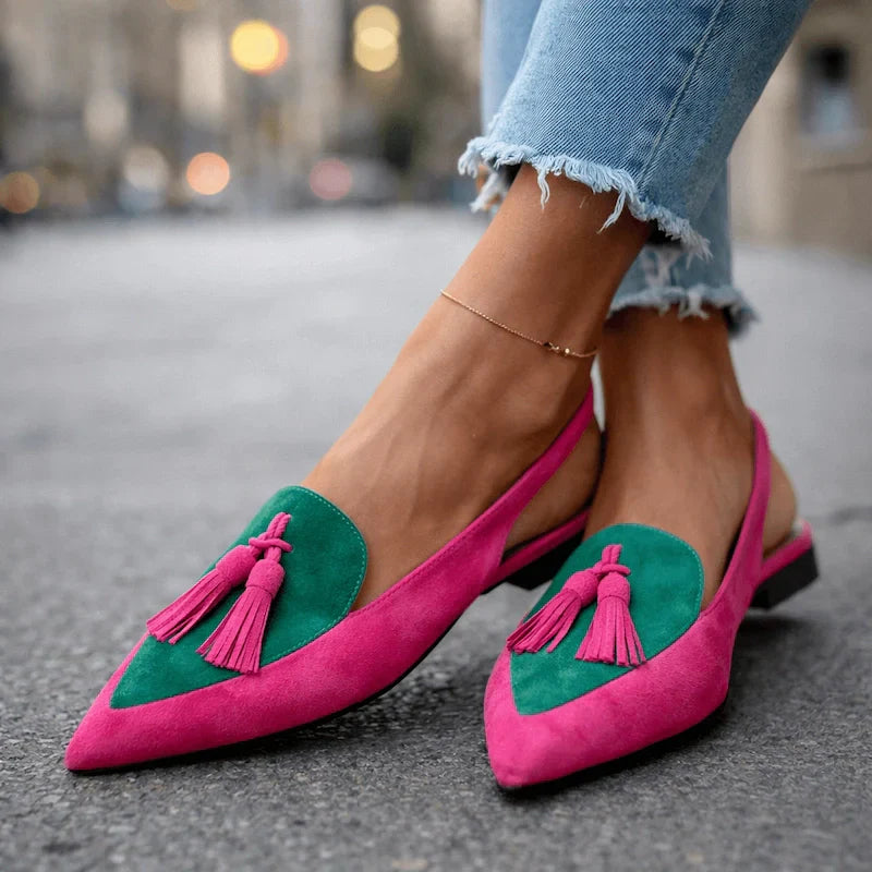 Lorena | Orthopaedic Tassel Strap Sandals