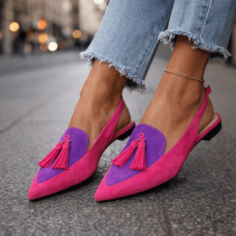 Lorena | Orthopaedic Tassel Strap Sandals