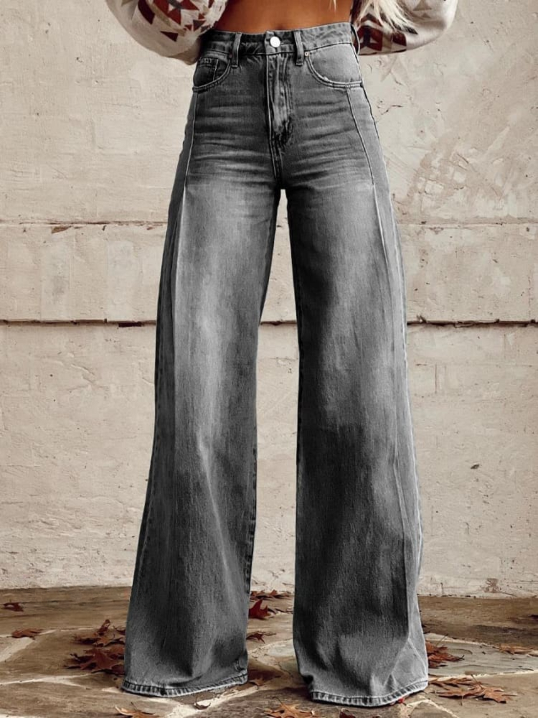 Lucia | Elegant Wide Leg Trousers