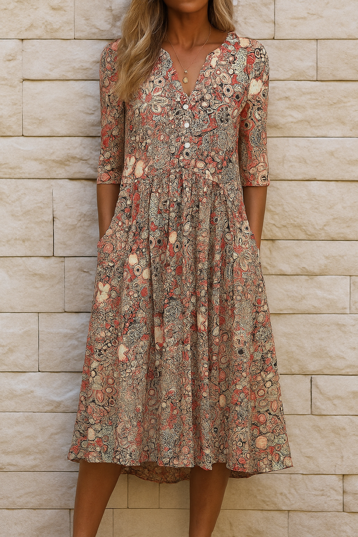 Constance | V-Neck Dress