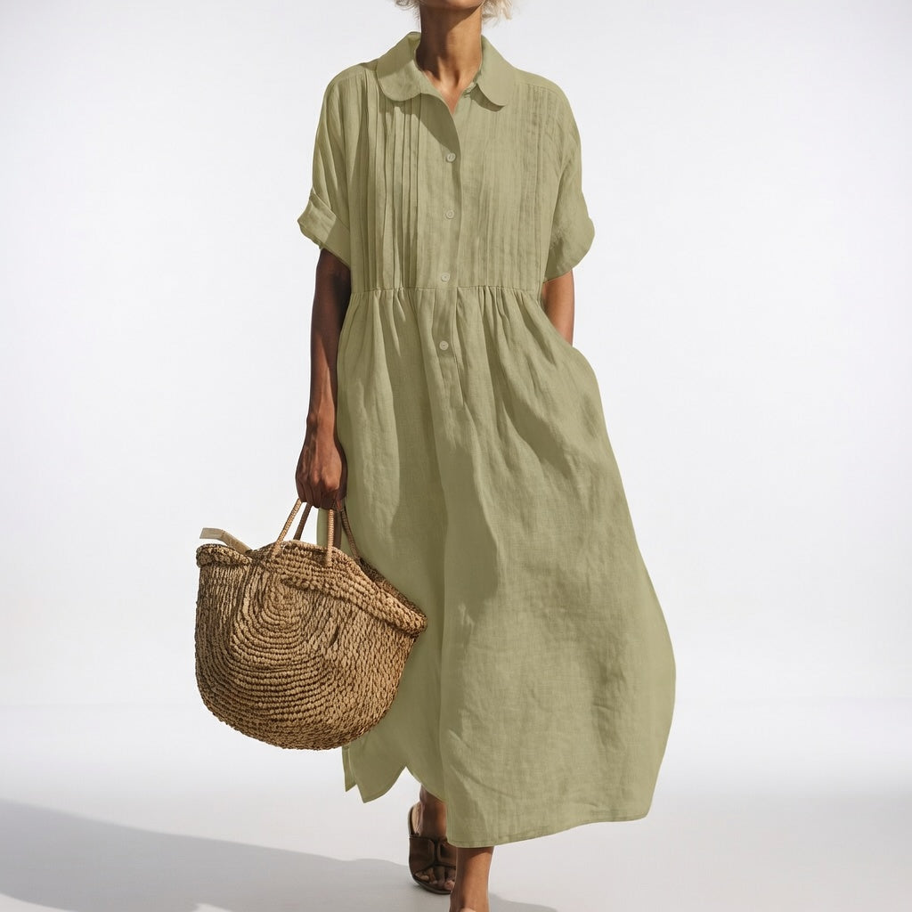 Lysandra™ | Effortless Summer Shirt Dress