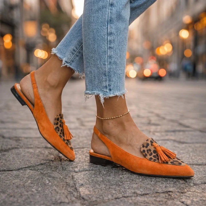 Lorena | Orthopaedic Tassel Strap Sandals