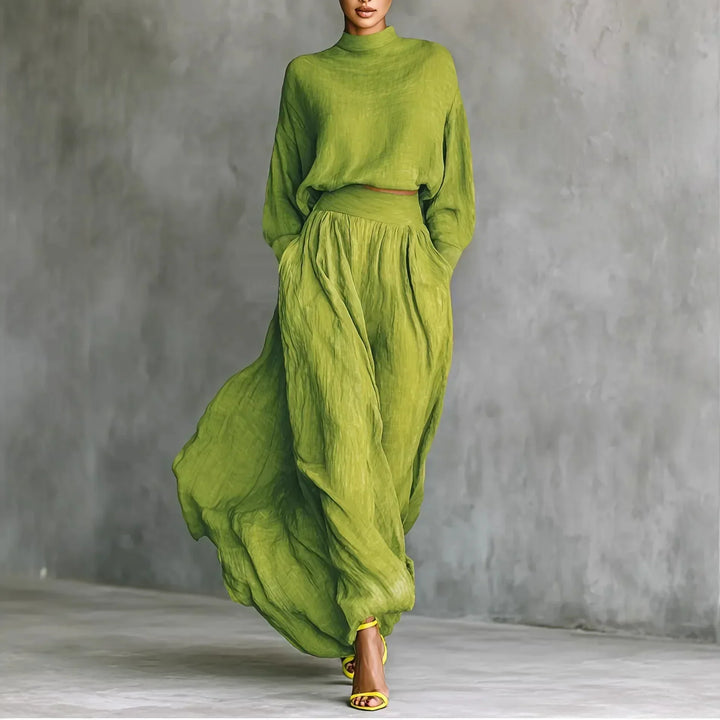 Evelyn | Off-Shoulder Two-Piece Set