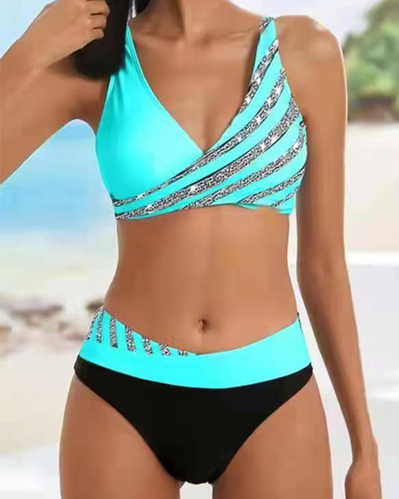 Lorraine | Bikini Printed in Warm Tones