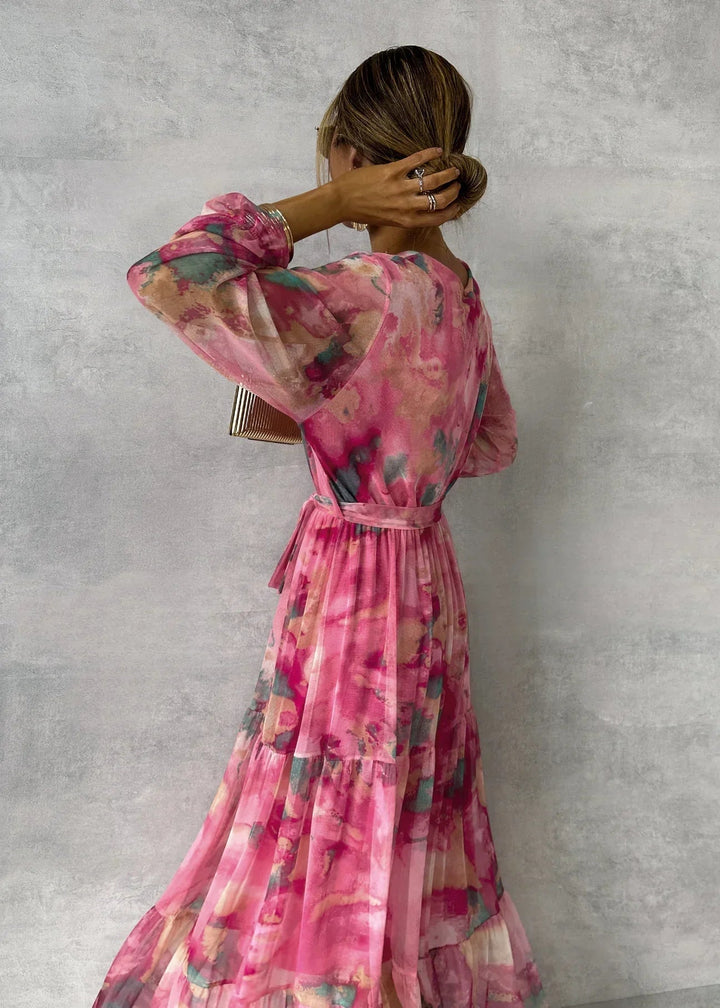 Doris | Floral Wrap Dress