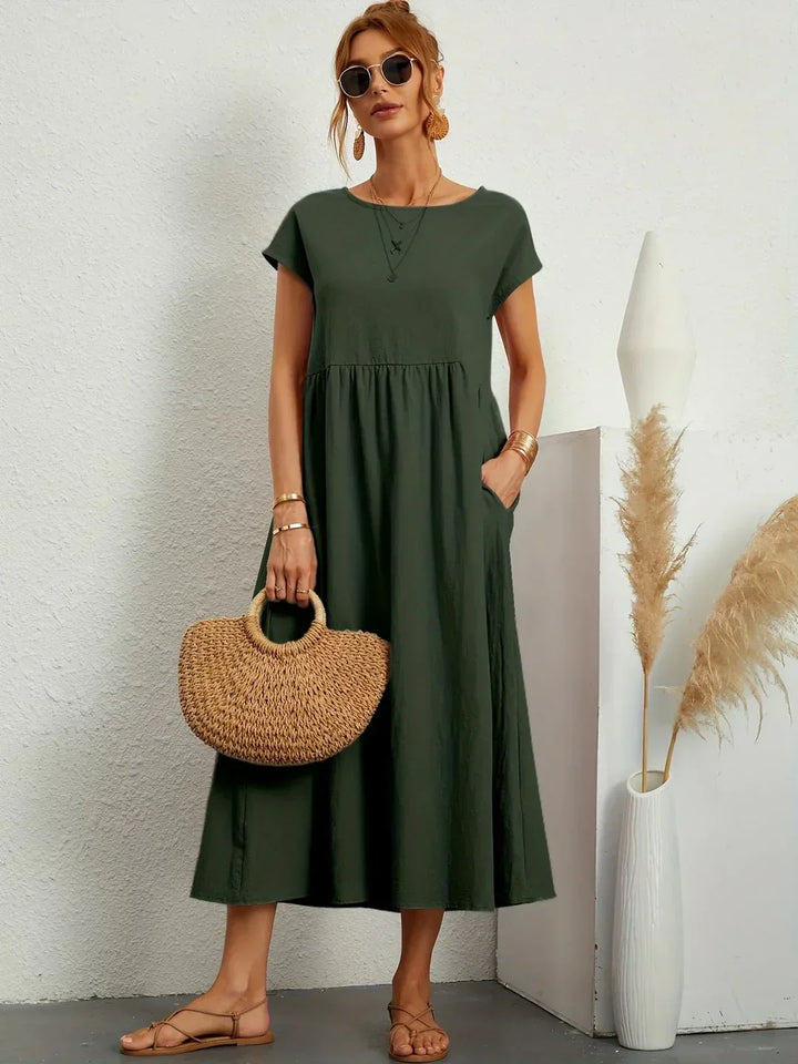 Gabrielle™ | Timeless Elegance Midi Dress