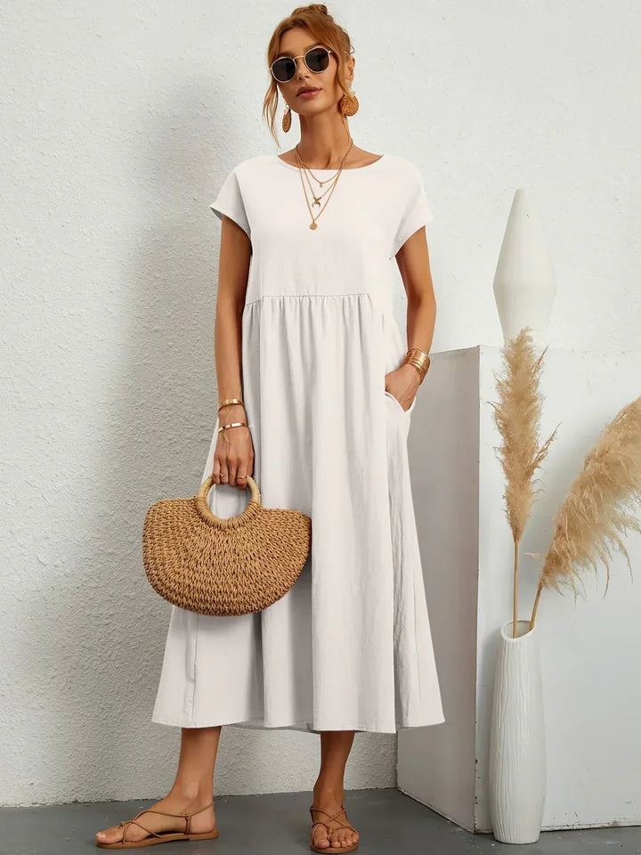 Gabrielle™ | Timeless Elegance Midi Dress