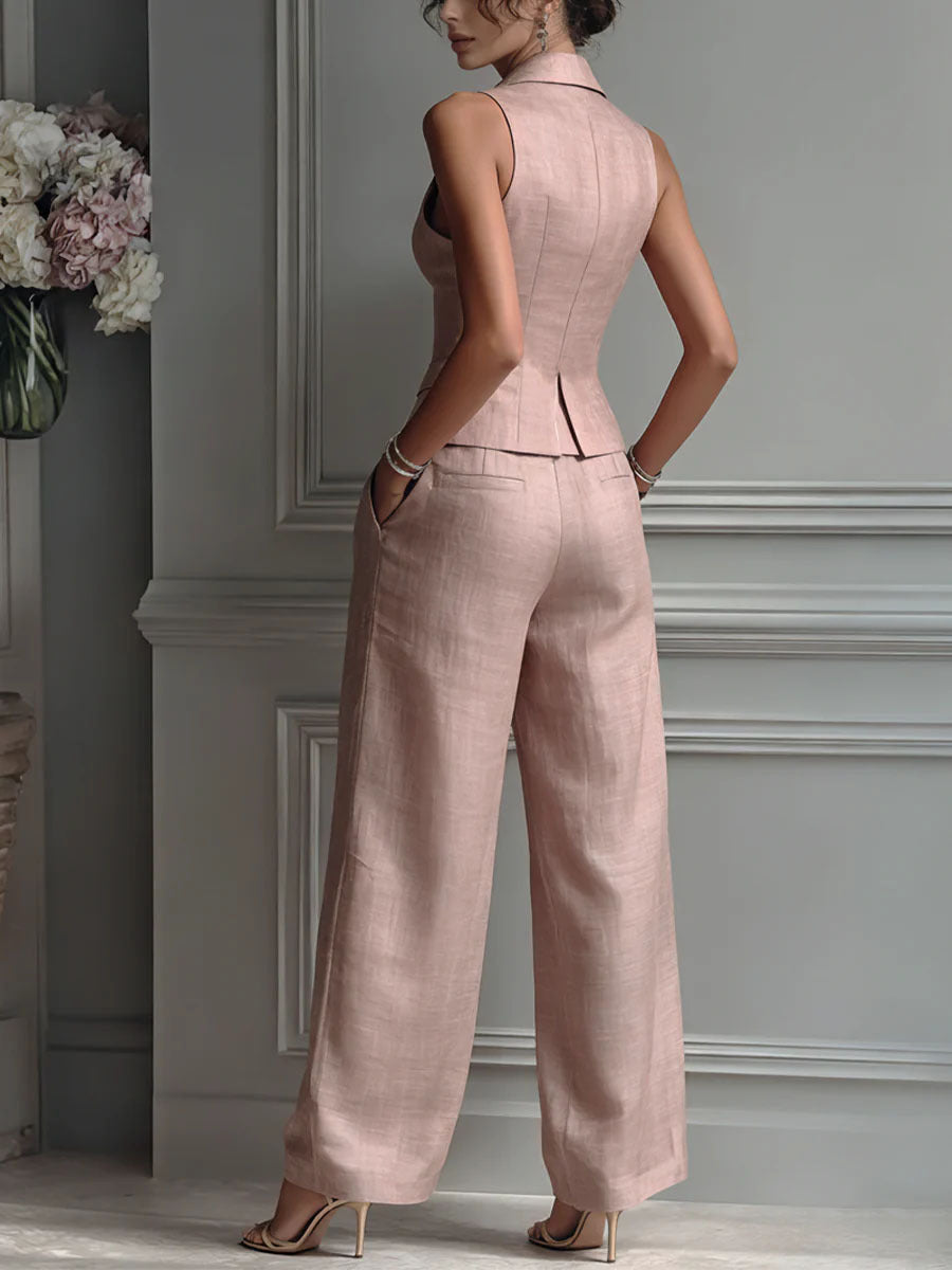 Elena | V-Neck Two-Piece Set
