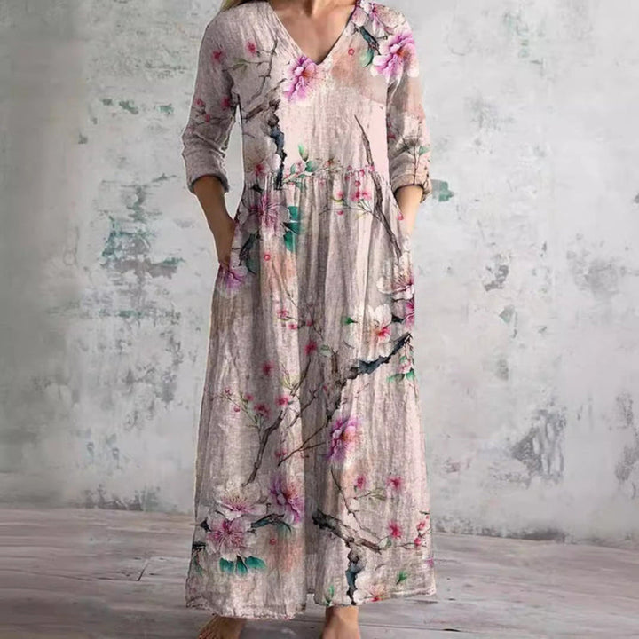 Rosalie | Vintage Floral Maxi Dress