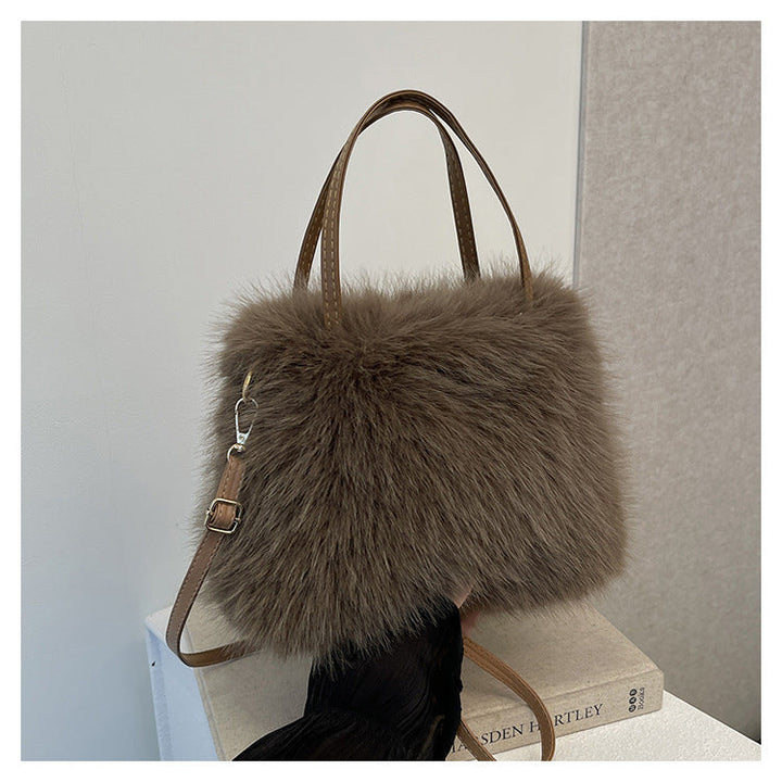 LIZZIE | Fashionable Imitation Fur Small Handbag