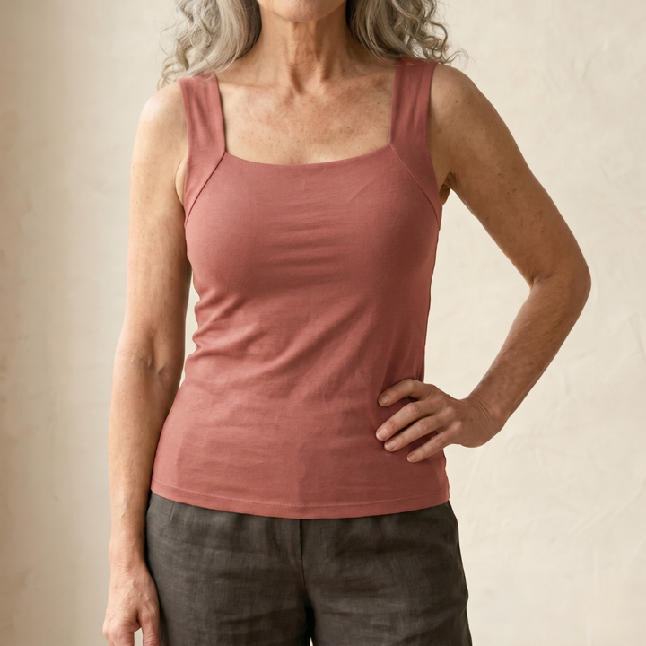 Roxanne | Supportive Built-In Bra Tank Top