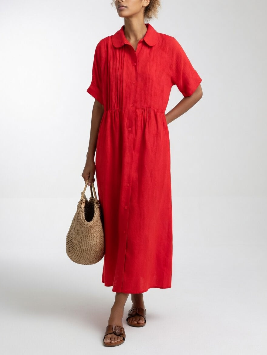 Lysandra™ | Effortless Summer Shirt Dress