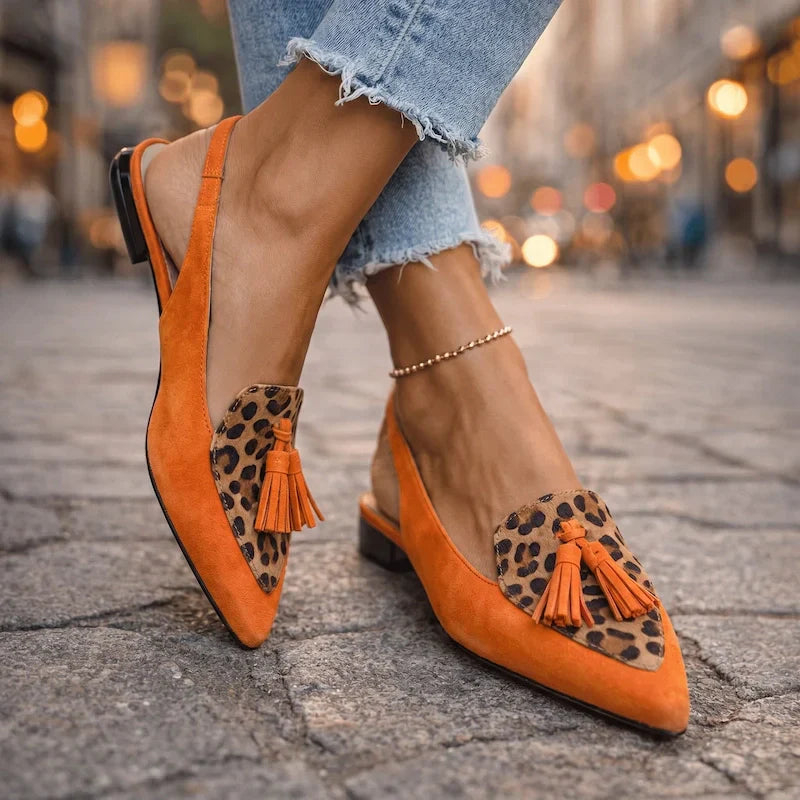 Lorena | Orthopaedic Tassel Strap Sandals
