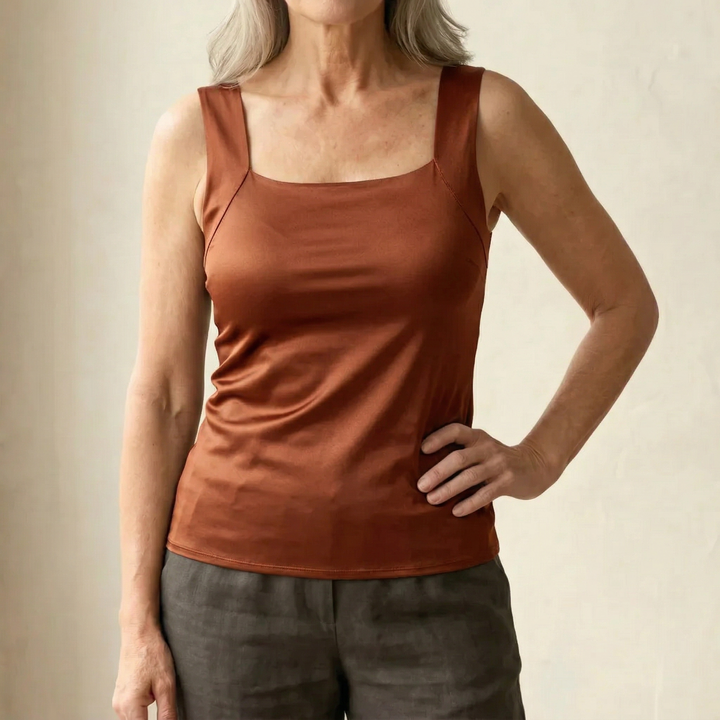 Roxanne | Supportive Built-In Bra Tank Top