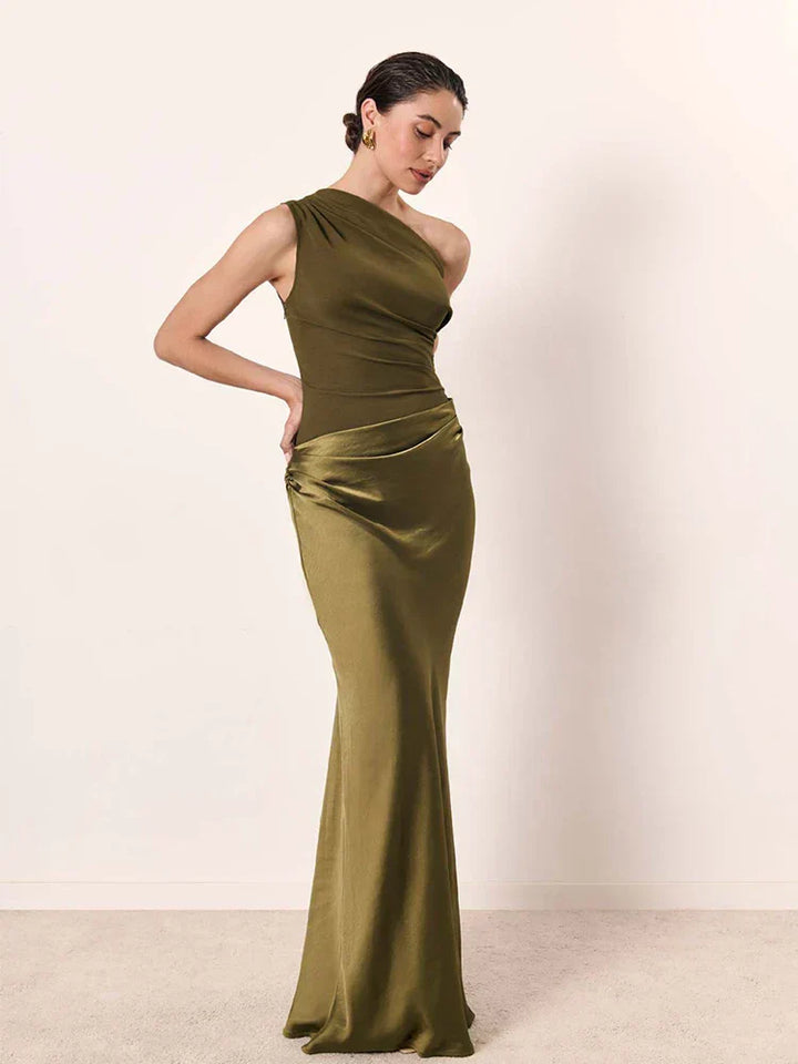 Giselle | Satin Maxi Dress