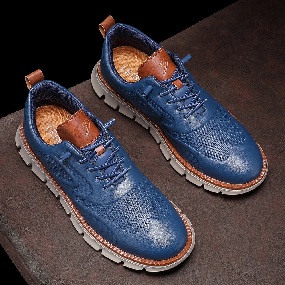 CALDWELL LEATHER TRAINERS