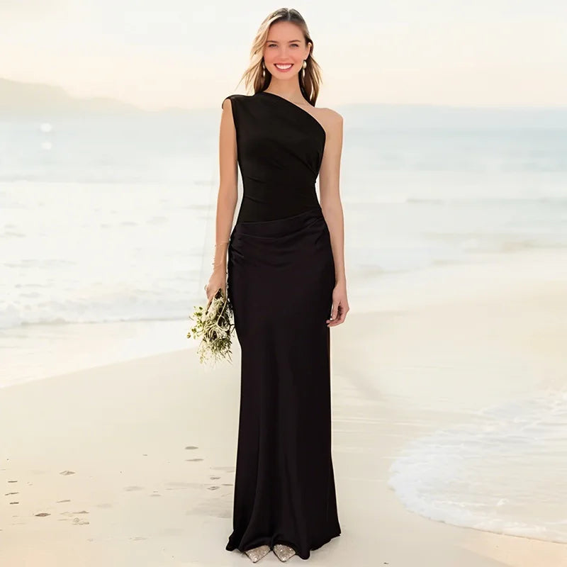 Giselle | Satin Maxi Dress