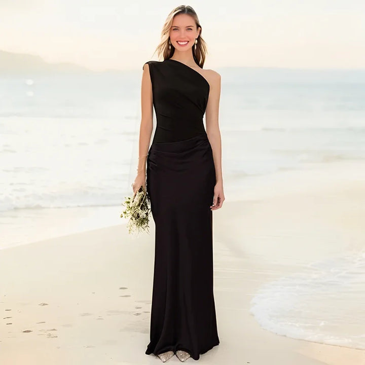 Giselle | Satin Maxi Dress