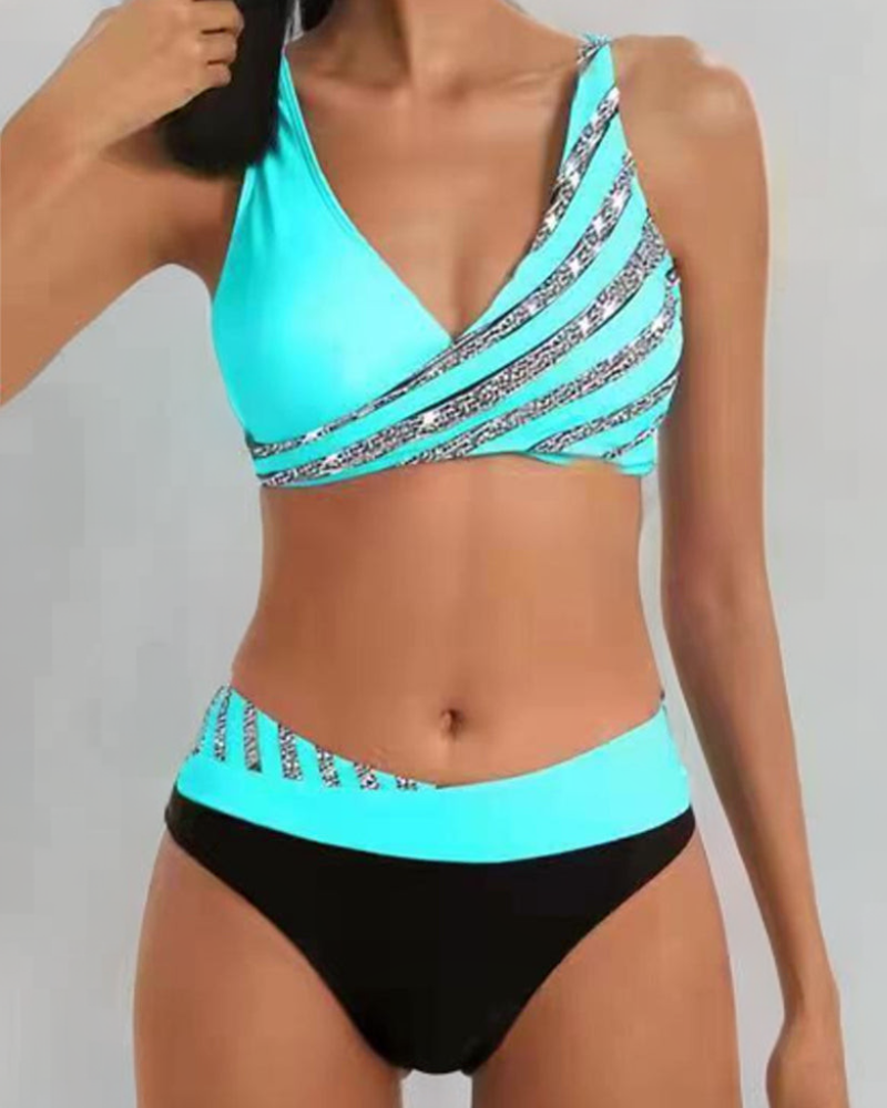 Lorraine | Bikini Printed in Warm Tones