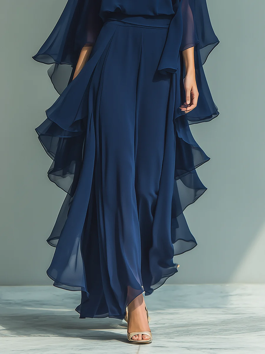 Aurora | Elegant Chiffon Co-Ord Set