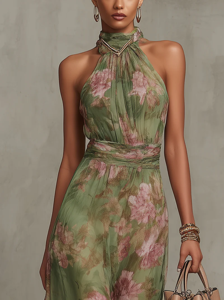 Florence | Elegant Floral Summer Dress